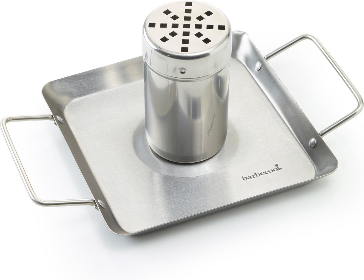 Barbecook Kip Grill – Beercan Chicken – Voor BBQ & Oven - Incl. Vetopvang – RVS – 27,5x18,5 cm
