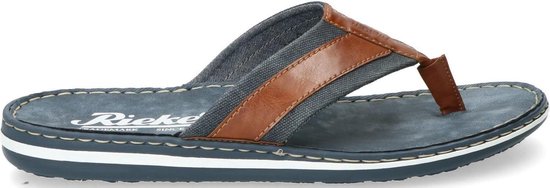 Rieker Teenslippers cognac Maat 40 Rieker Heren Sandaal Bruin 25051 | Rieker Heren | Schoenmode