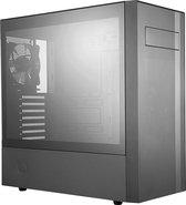 COOLER MASTER NR600 Gaming PC-behuizing (ATX, 1xTempered Glass Window, 2x 120mm Fans) - Zwart
