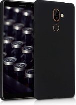 Nokia 7 Plus - Silicone Hoesje - Zwart