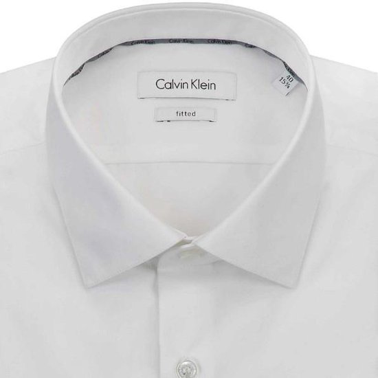 Chemise Homme Calvin Klein Cannes Blanc Ajusté - 39 | bol.com