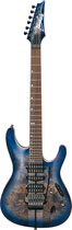 Ibanez Premium S1070PBZ-CLB, elektrische gitaar, Tremolo, Cerulean Blue Burst