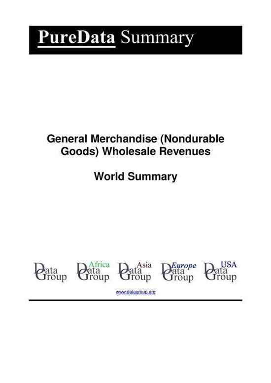 PureData World Summary 1828 - General Merchandise (Nondurabl ... - cover