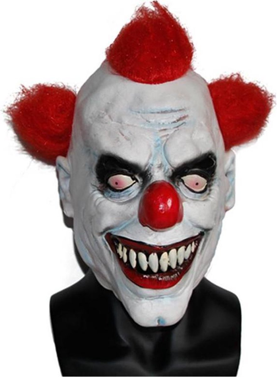 Nominaal pack redden Killer clown masker 'Nookie' | bol.com