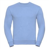 Russell Heren Sweatshirt Lichtblauw Ronde Hals Regular Fit - XS