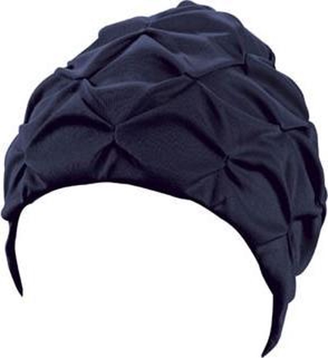 BECO Badmuts - Geplooid - Dames - Stof - Donkerblauw