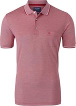 OLYMP modern fit poloshirt - rood melange -  Maat: XXL