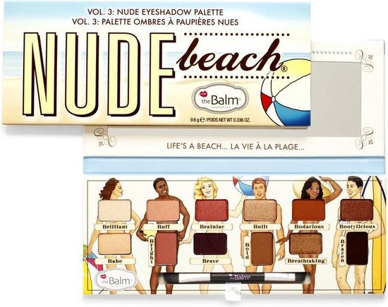 Palette de fards à paupières The Balm - Nude Beach | bol