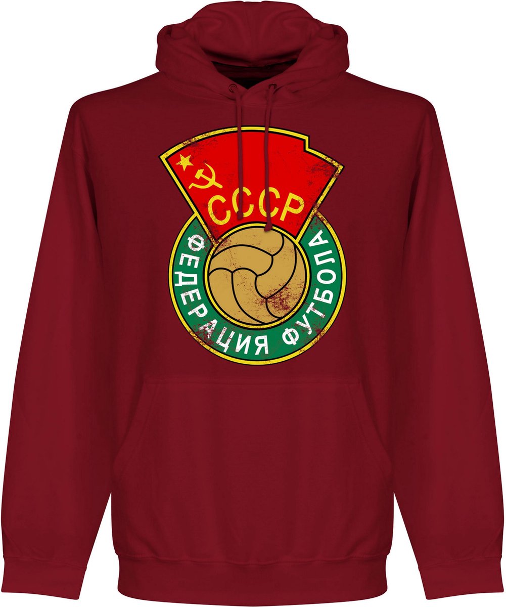CCCP Hoodie - Bordaux Rood - S
