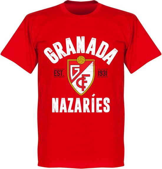Granada Established T-Shirt - Rood - 3XL