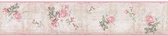 ROZEN BEHANGRAND - Beige Groen Roze - AS Creation Only Borders