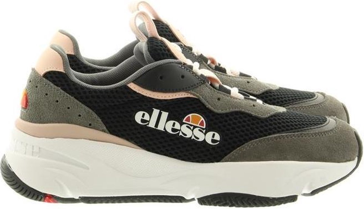 Ellesse Massello Dames Sneakers - Dark Grey/Black - Maat 42 | bol.com