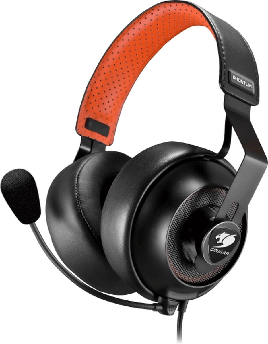 COUGAR Gaming Phontum S Headset Bedraad Hoofdband Gamen Zwart, Oranje