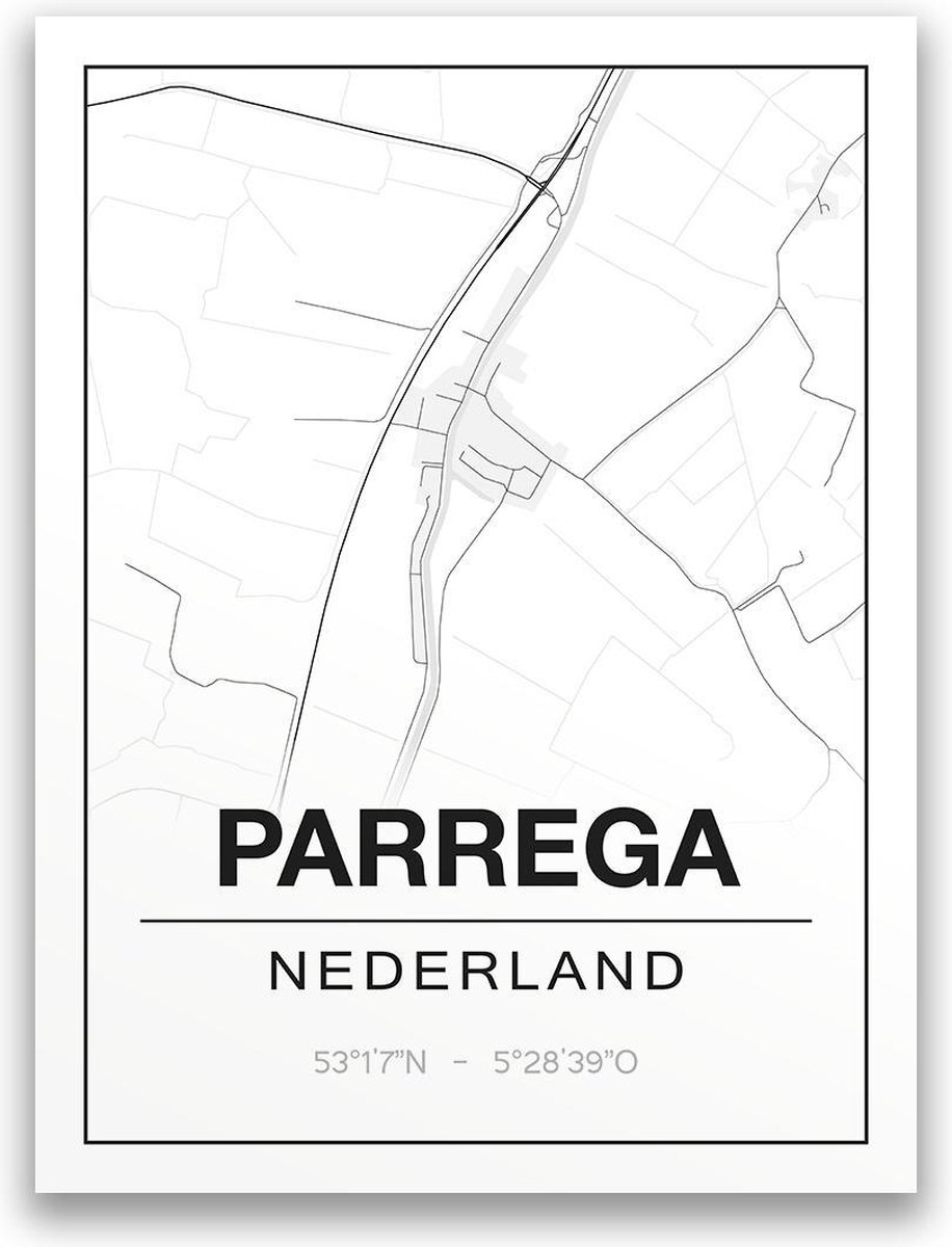 Poster/plattegrond PARREGA - A4