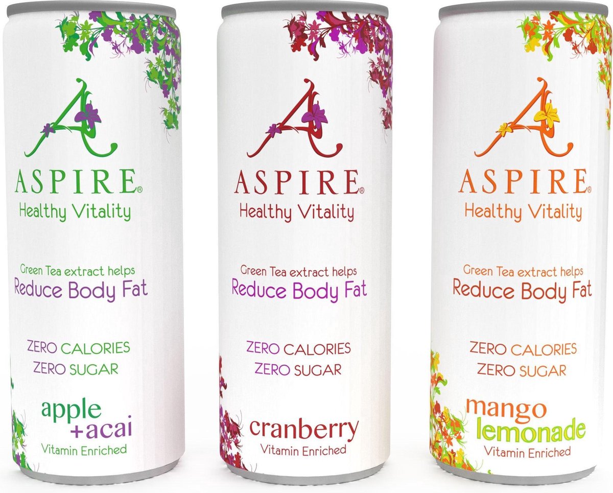 Aspire Drinks Appel& Acai (24 x 250 ml)