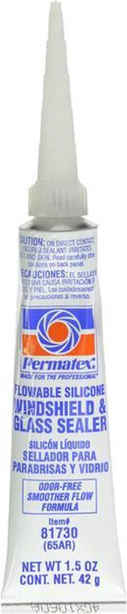 Permatex® Flowable Silicone Windshield and Glass Sealer 81730