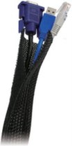 LogiLink Kabelschlauch flexibel 1,8m zwart