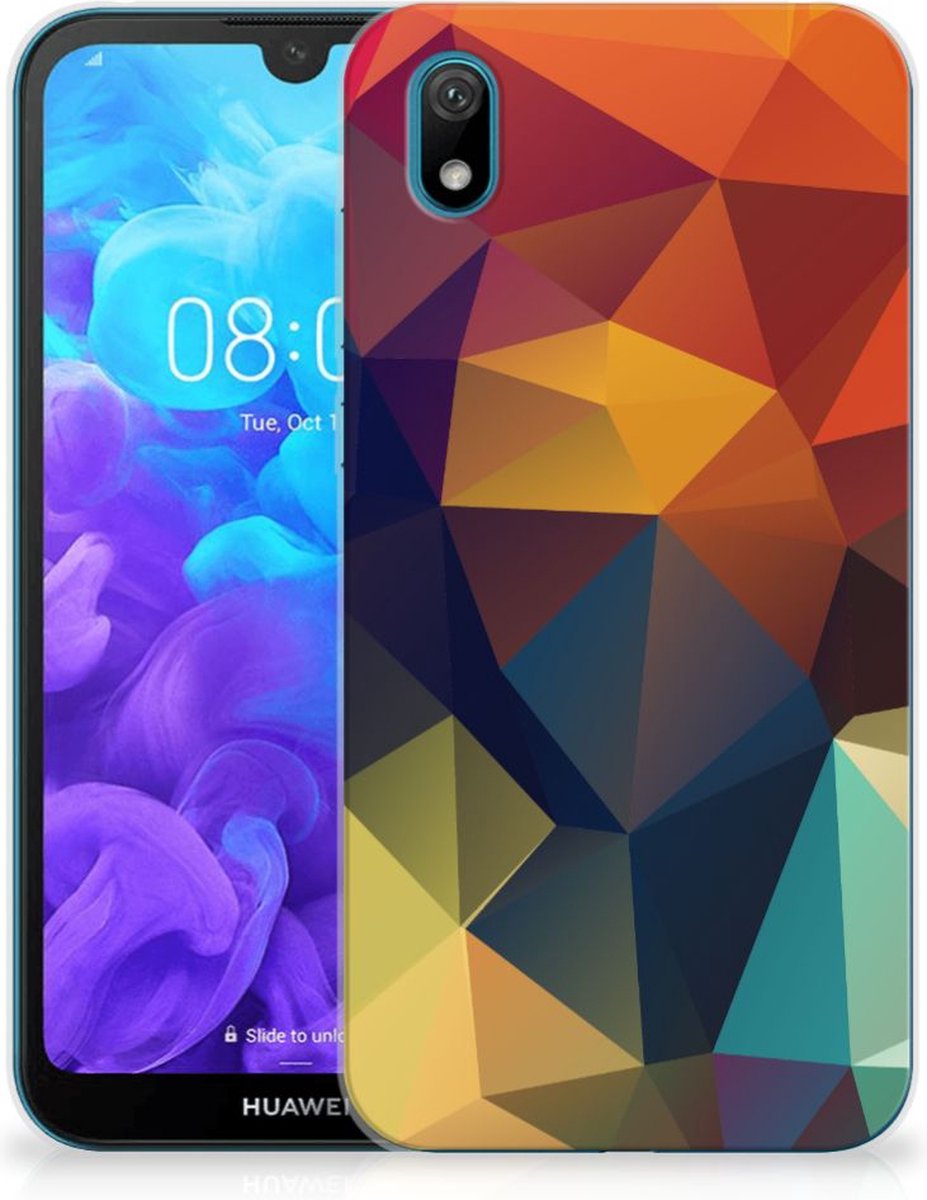 Huawei Y5 (2019) TPU Hoesje Polygon Color