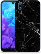 Bumper Housse Etui pour Huawei Y5 (2019) Coque Téléphone Marbre Noir