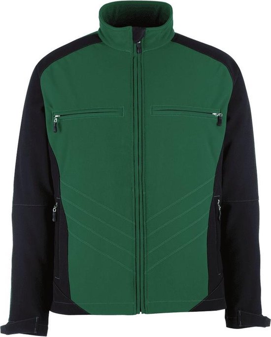 Mascot Unique Softshell jas 12002-149 - Groen/Zwart - XL