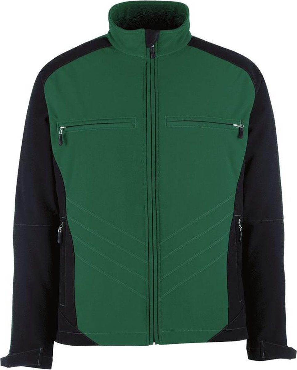 Mascot Unique Softshell jas 12002-149 - Groen/Zwart - XL