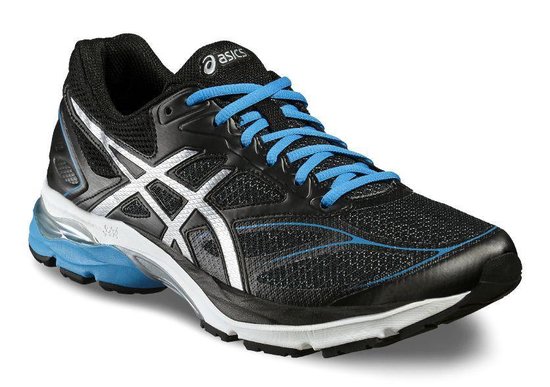 Asics Gel-Pulse 8 Hardloopschoenen - Maat 44.5 - Mannen -  zwart/zilver/blauw | bol.com