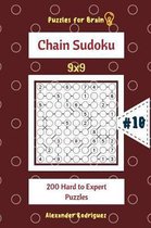 Puzzles for Brain - Chain Sudoku 200 Hard to Expert Puzzles 9x9 Vol.10