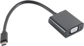 Adaptateur de câble vidéo S-Conn 14-05006 USB C VGA (D- Sub) Zwart