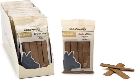 Beeztees Chicken Strips - hondensnack - 150 gram