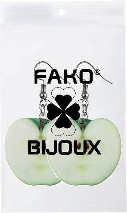 Fako Bijoux® - Boucles d'oreilles - Légumes & Fruits - Pomme | bol.