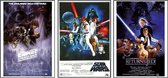 Star Wars Posters - set van 3 verschillende Star Wars posters - Aanbieding- 61 x 91.5 cm