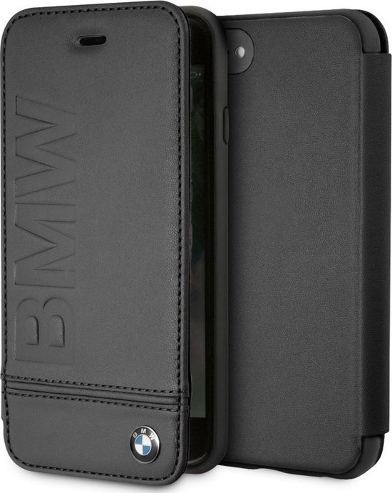 maat rol boeket iPhone SE (2020)/8/7/6s/6 Bookcase hoesje - BMW - Zwart - Leer | bol.com
