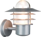 LED Buiten wandlamp, zilver 220 volt