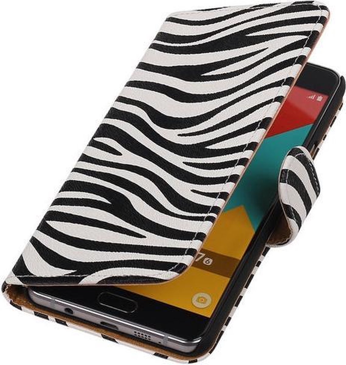 Zebra Booktype Samsung Galaxy A7 2016 Wallet Cover Hoesje