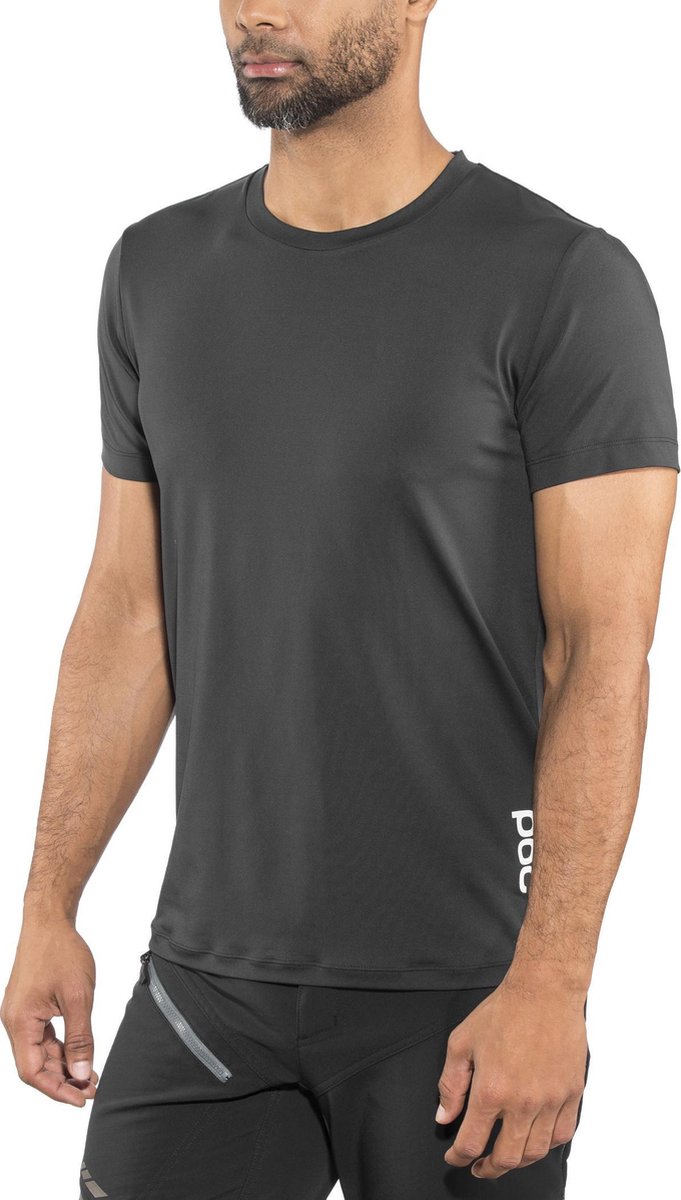 POC Resistance Enduro Light T-shirt Heren, carbon black Maat XL