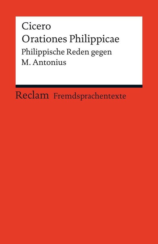 Reclams Universal-Bibliothek - Orationes Philippicae - cover