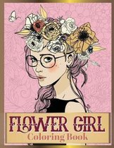 Flower Girl Coloring Book