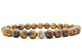 Beaddhism - Armband - Matt Tiger - Gosha - 8 mm - 21 cm
