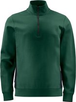 ProJob 2128 SWEATER MET KORTE RITSSLUITING 642128 - woudgroen - 4XL