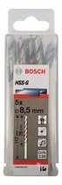Bosch - Metaalboren HSS-G, Standard 8,5 x 75 x 117 mm