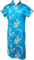 Chinese jurk verkleed jurk blauw maat 8 (116-122) verkleedkleding prinsessen jurk