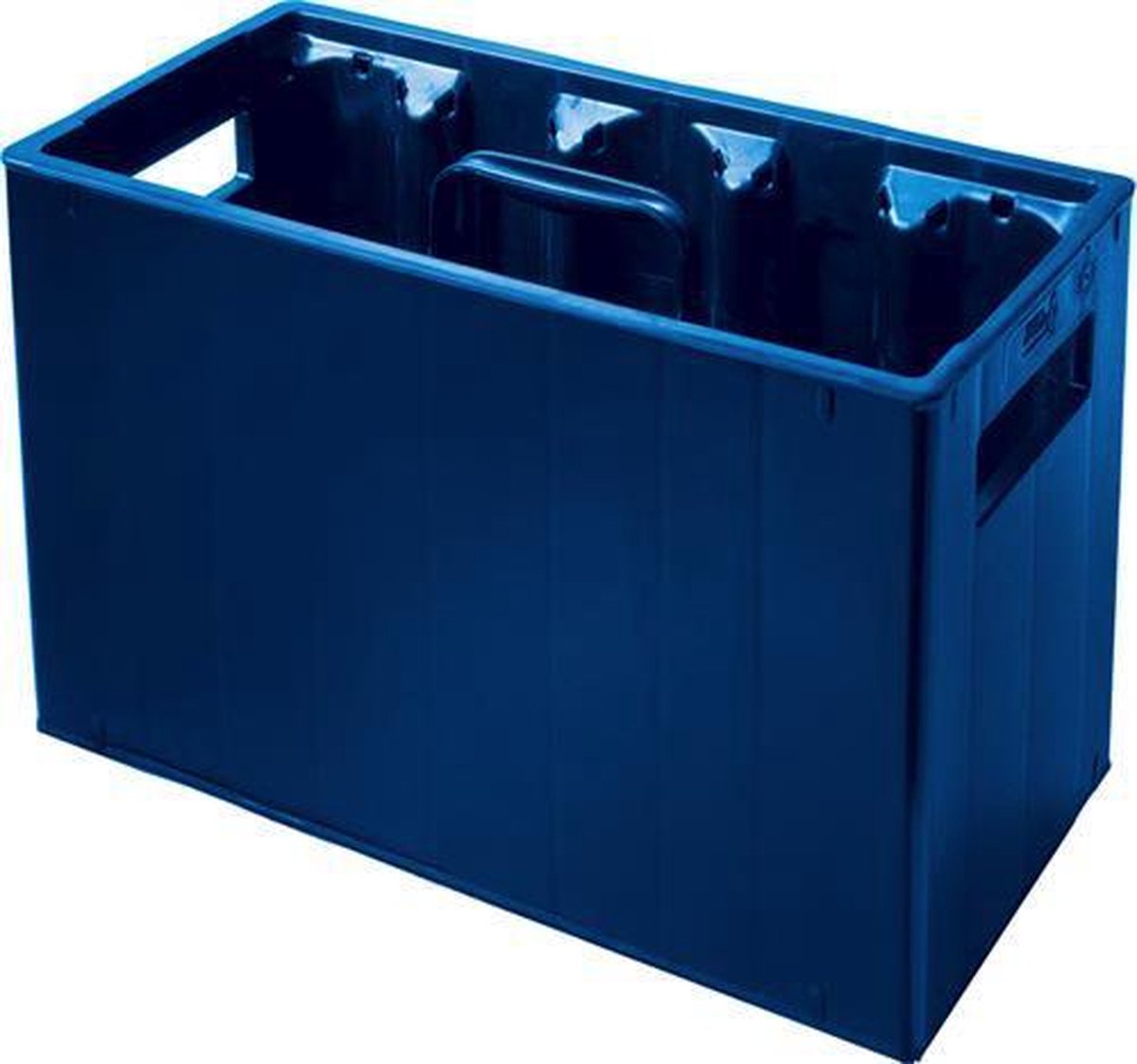 Bidonkrat blauw - geschikt voor 10 bidons