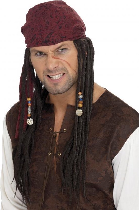 Piratenpruik Jack Sparrow | bol.com