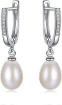 Boucles d'oreilles argent - Perle d'eau douce - Boucles d'oreilles perle
