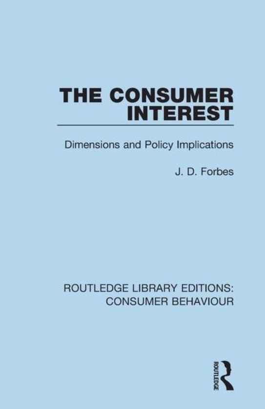 Routledge Library Editions: Consumer Behaviour-The Consumer  ... - cover