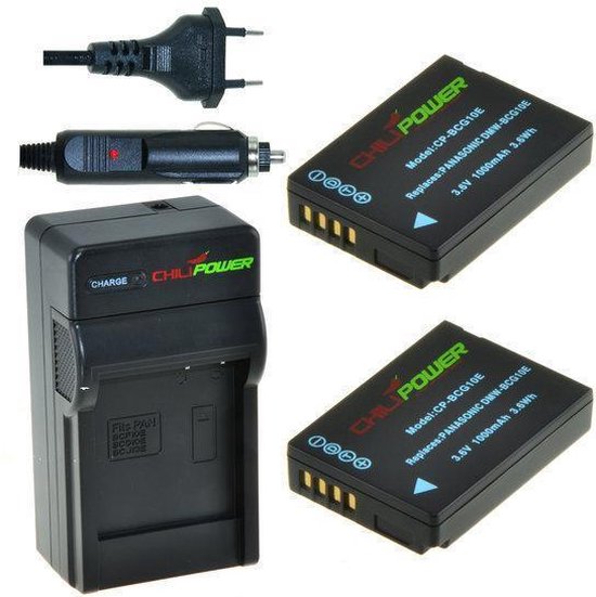 Batterie DMW-BCG10E Compatible Panasonic Lumix – Haute Capacité, Protection Surcharge, Remplace DMW-BCG10 / Leica BP-DC7
