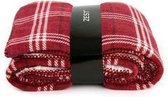 Zest Ruit - Plaid - Fleece - 125 x 150 cm - Rood