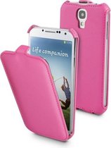 Muvit Snow Slim Flip Case Pink voor Samsung Galaxy S4