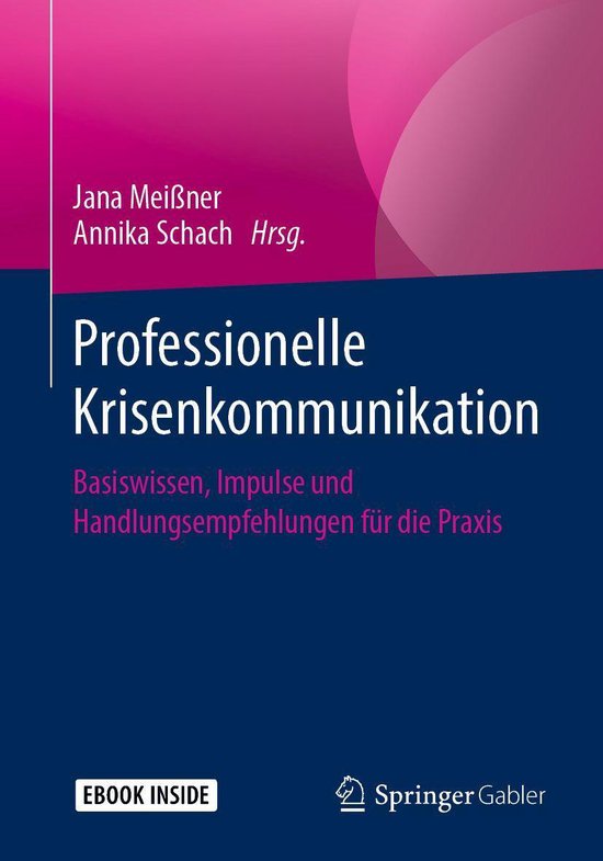 Professionelle Krisenkommunikation - cover