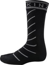 Sealskinz Super Thin Pro Mid sock Hydrostop Fietssokken - Maat XL - Black/Grey